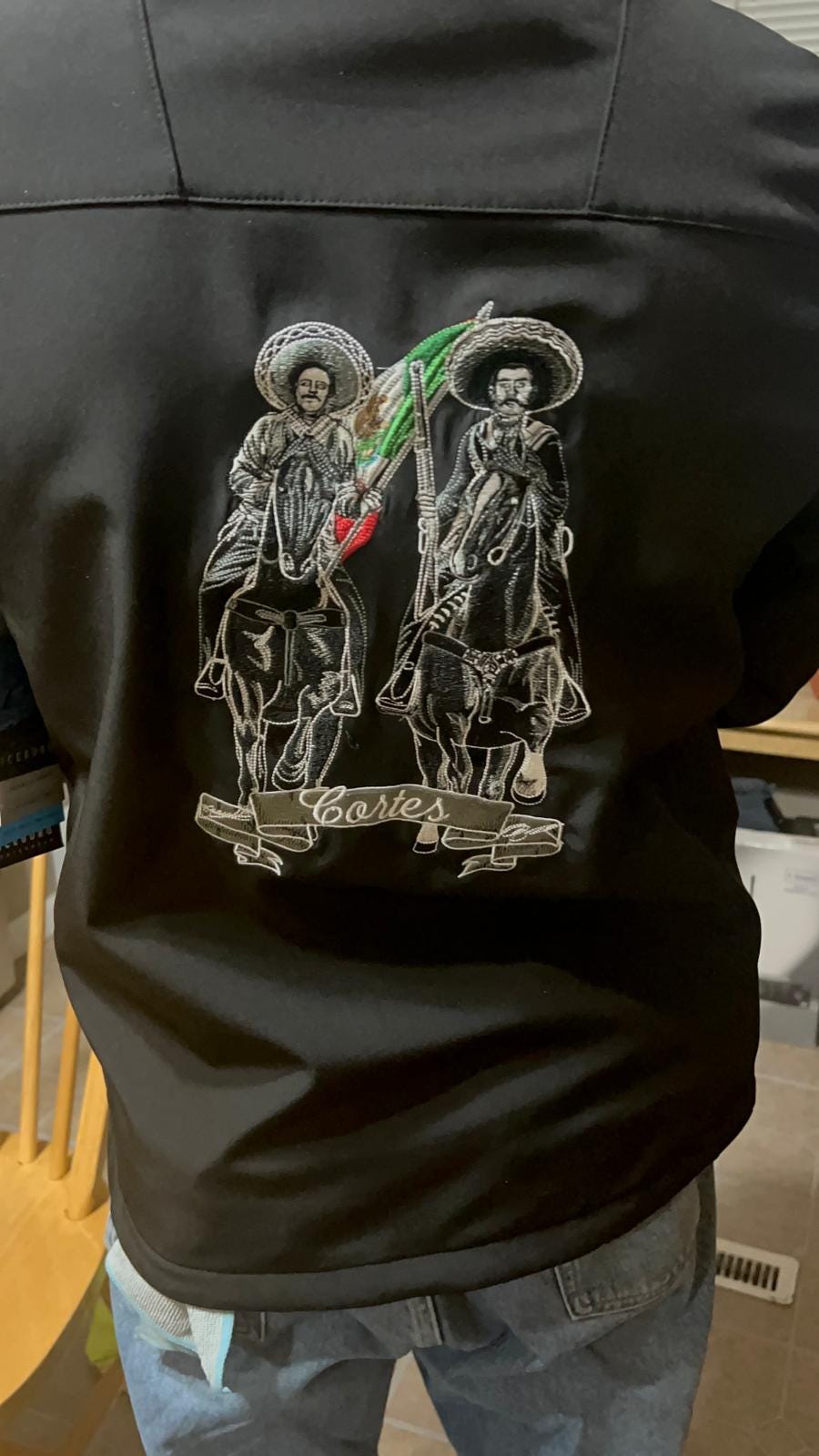 Villa y Zapata Customize Embroidery Hoodie