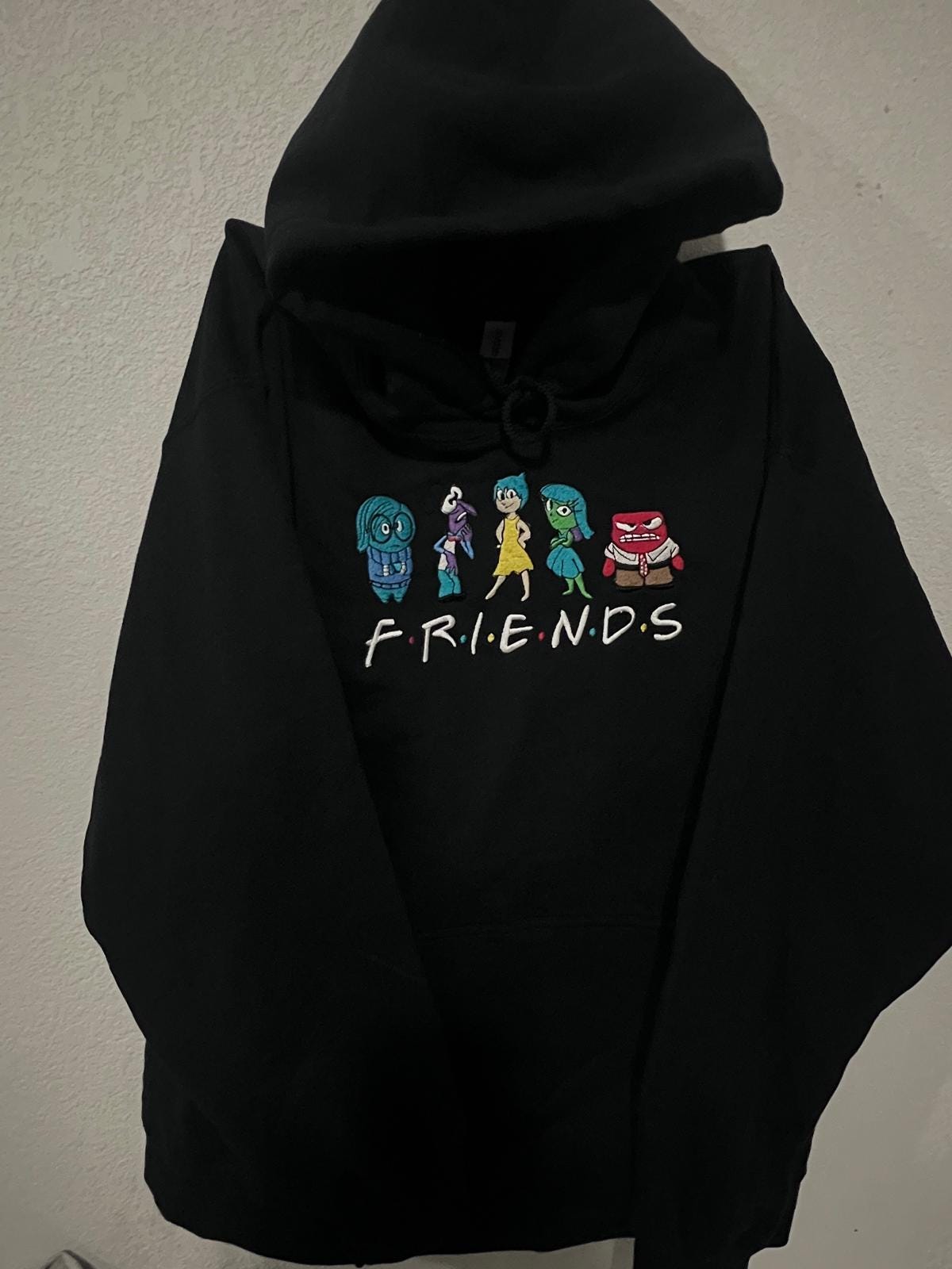 Emotions/Friends Embroidery Hoodie