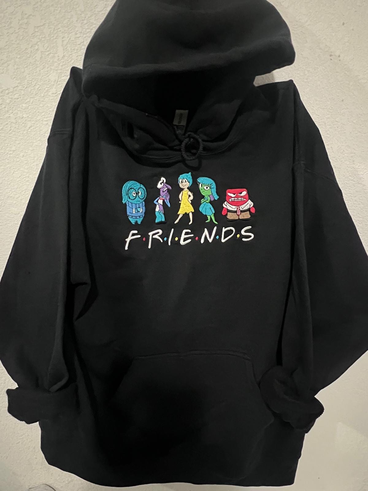 Emotions/Friends Embroidery Hoodie