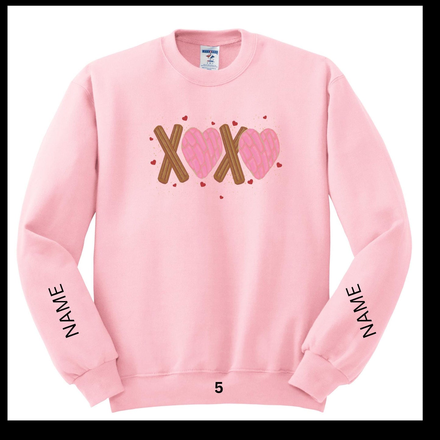 Valentines Conchas/Tacos Crewneck