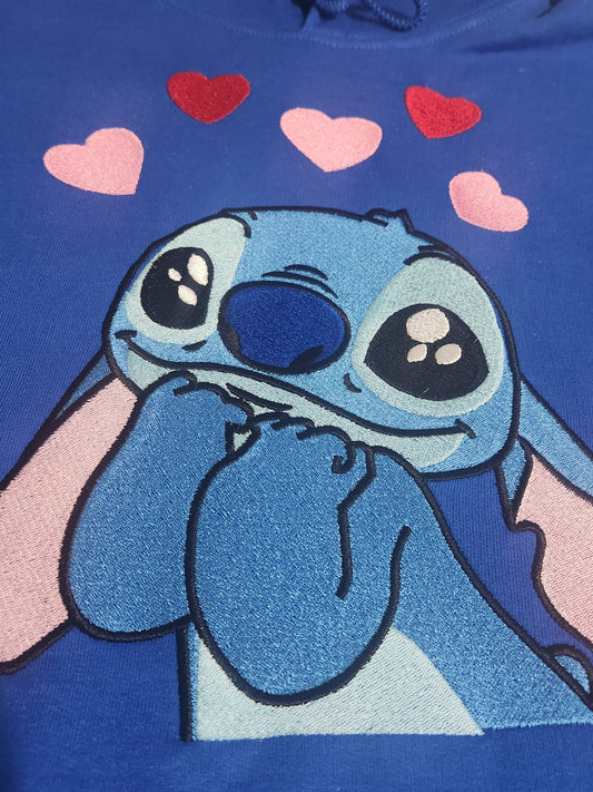 STITCH EMBROIDERY HOODIE