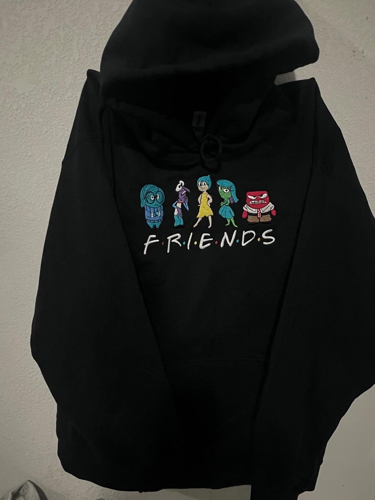 Emotions/Friends Embroidery Hoodie