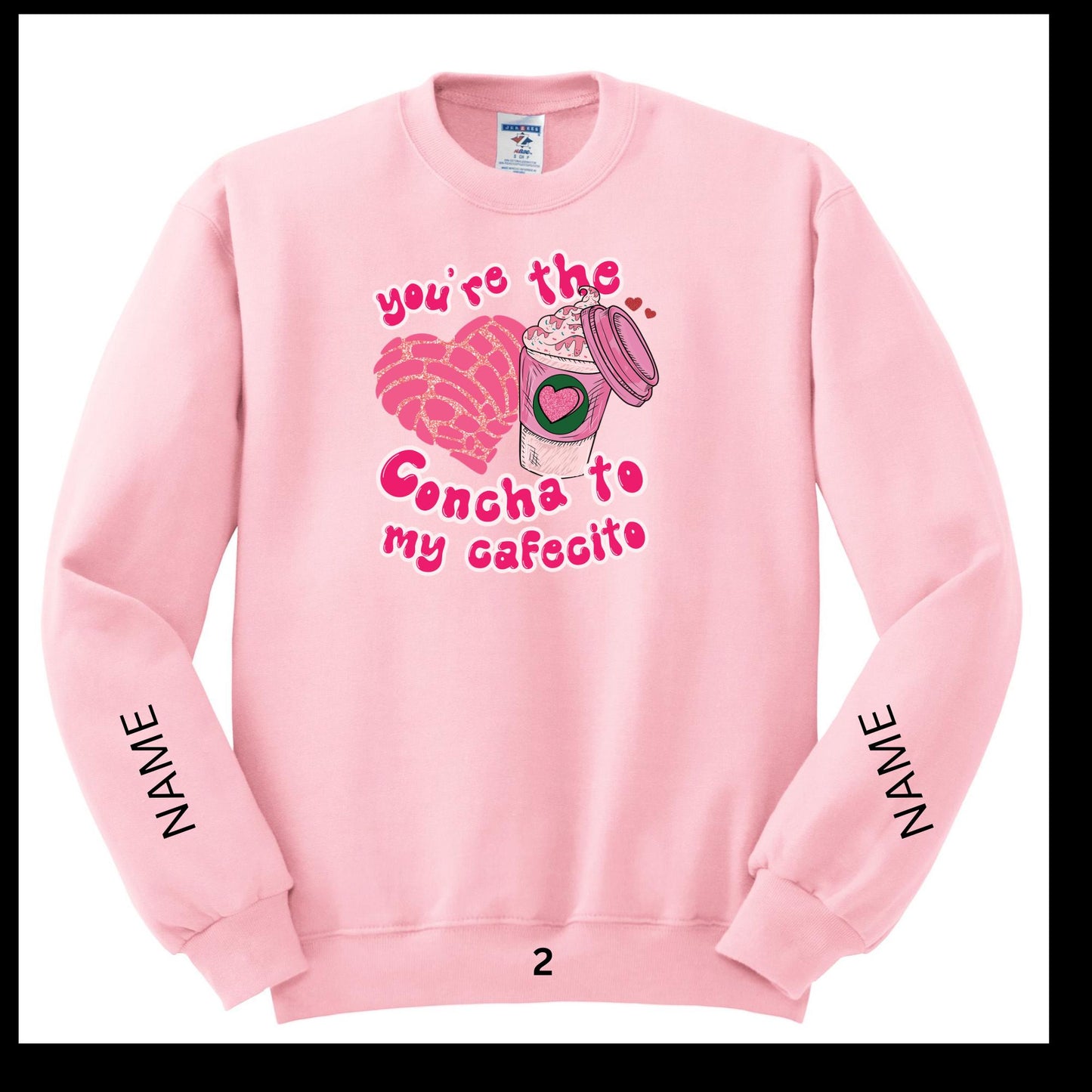 Valentines Conchas/Tacos Crewneck