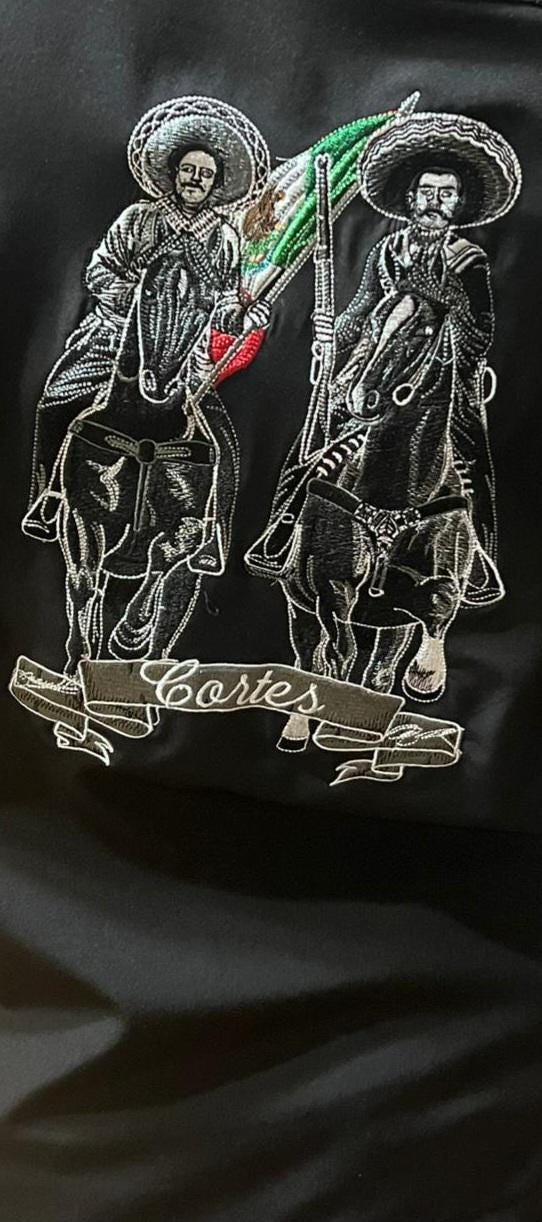 Villa y Zapata Customize Embroidery Hoodie