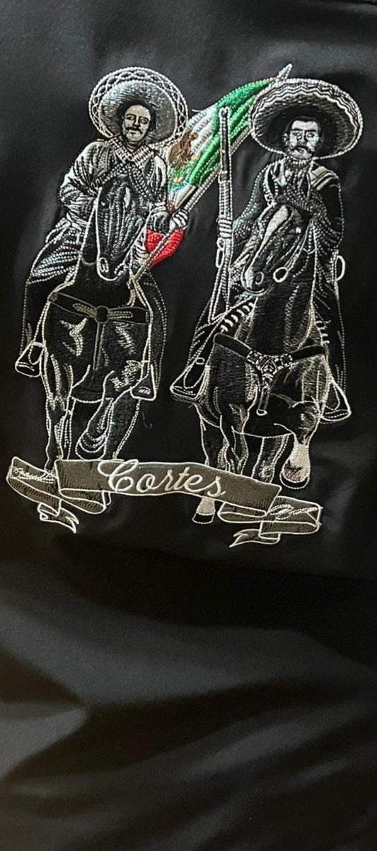 Villa y Zapata Customize Embroidery Hoodie