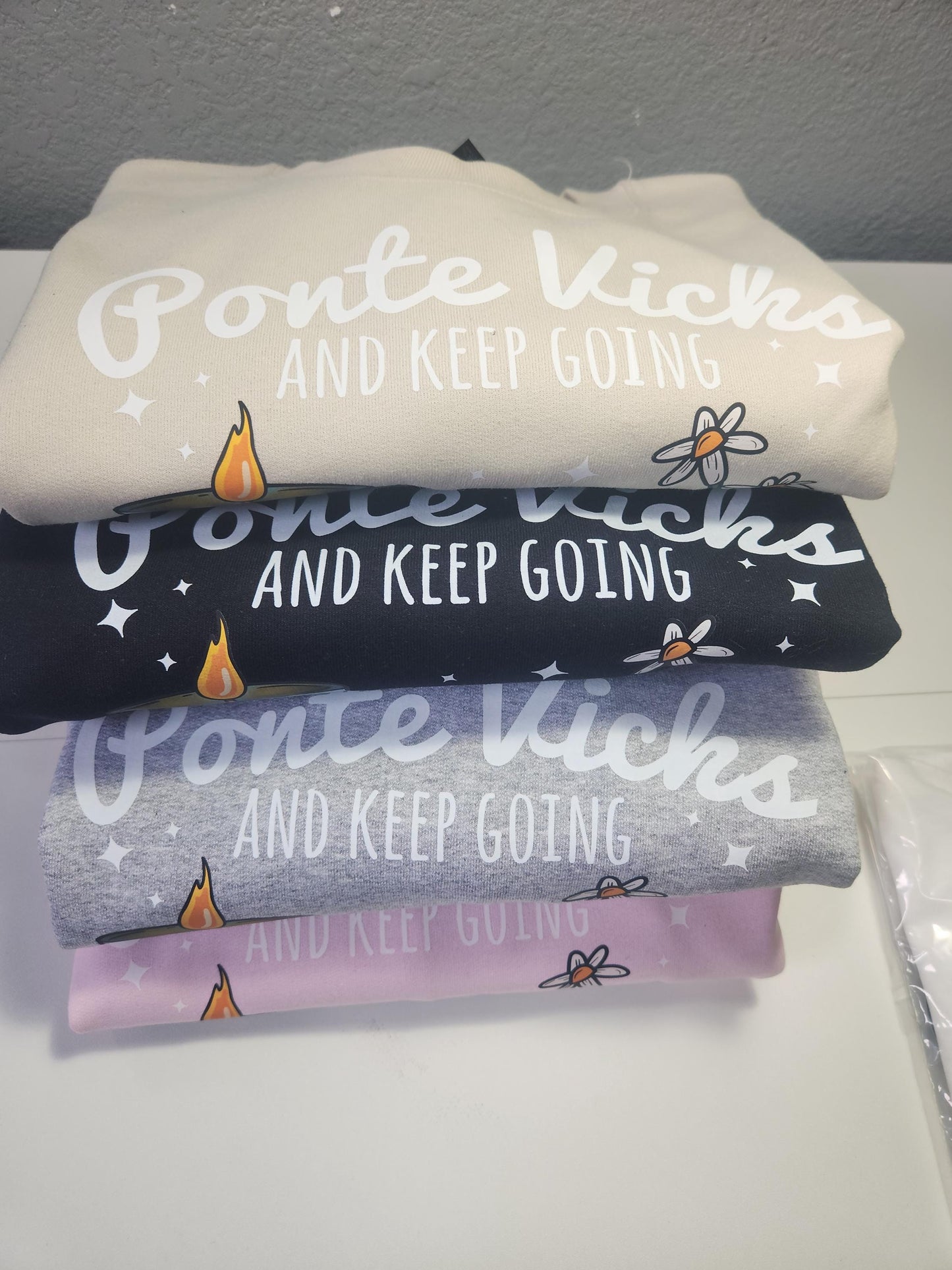 Ponte Vicks and Keep Going Crewneck