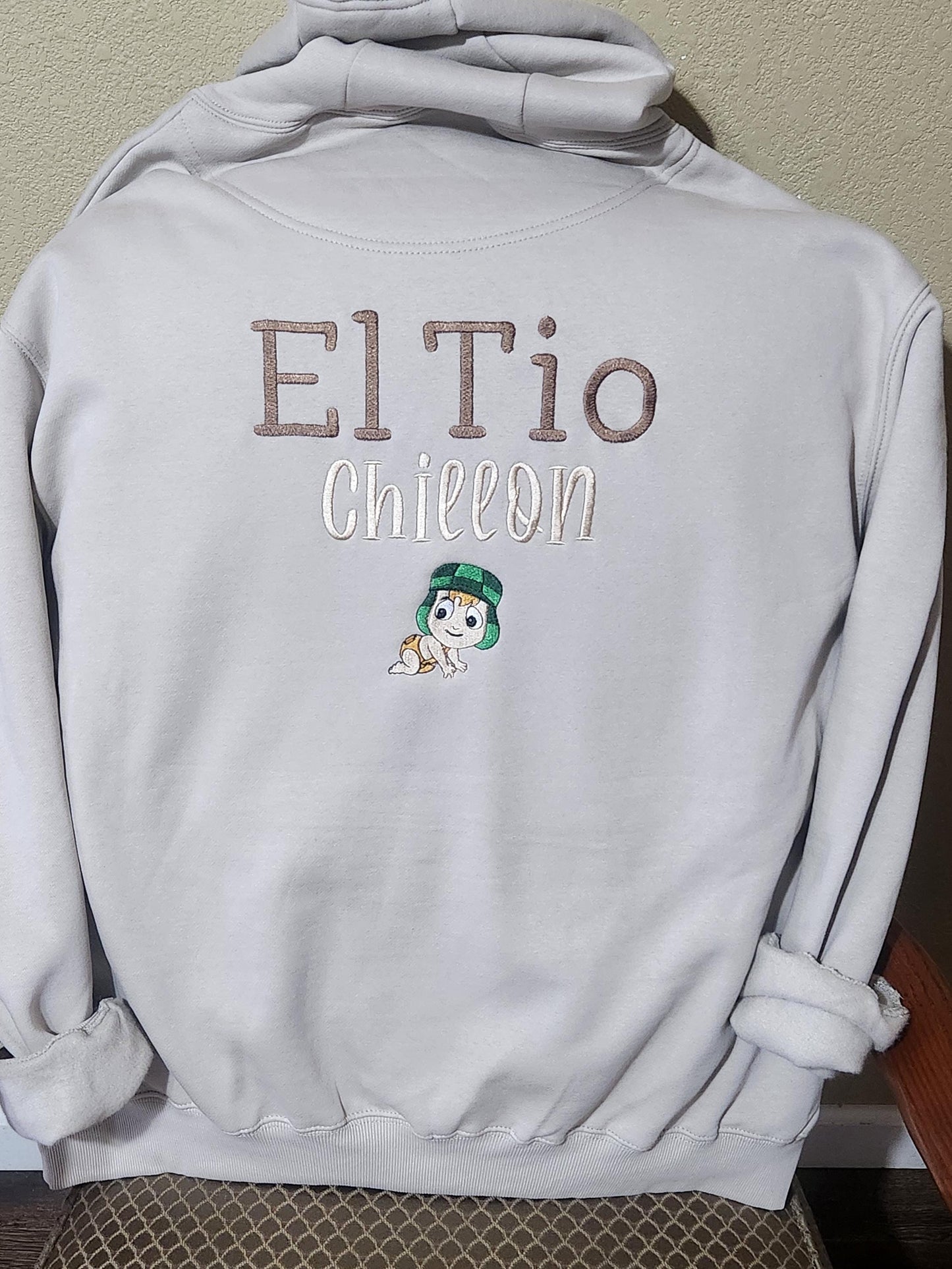 Sudadera Bordada del Tío Chillón con el Chavo/bebe.