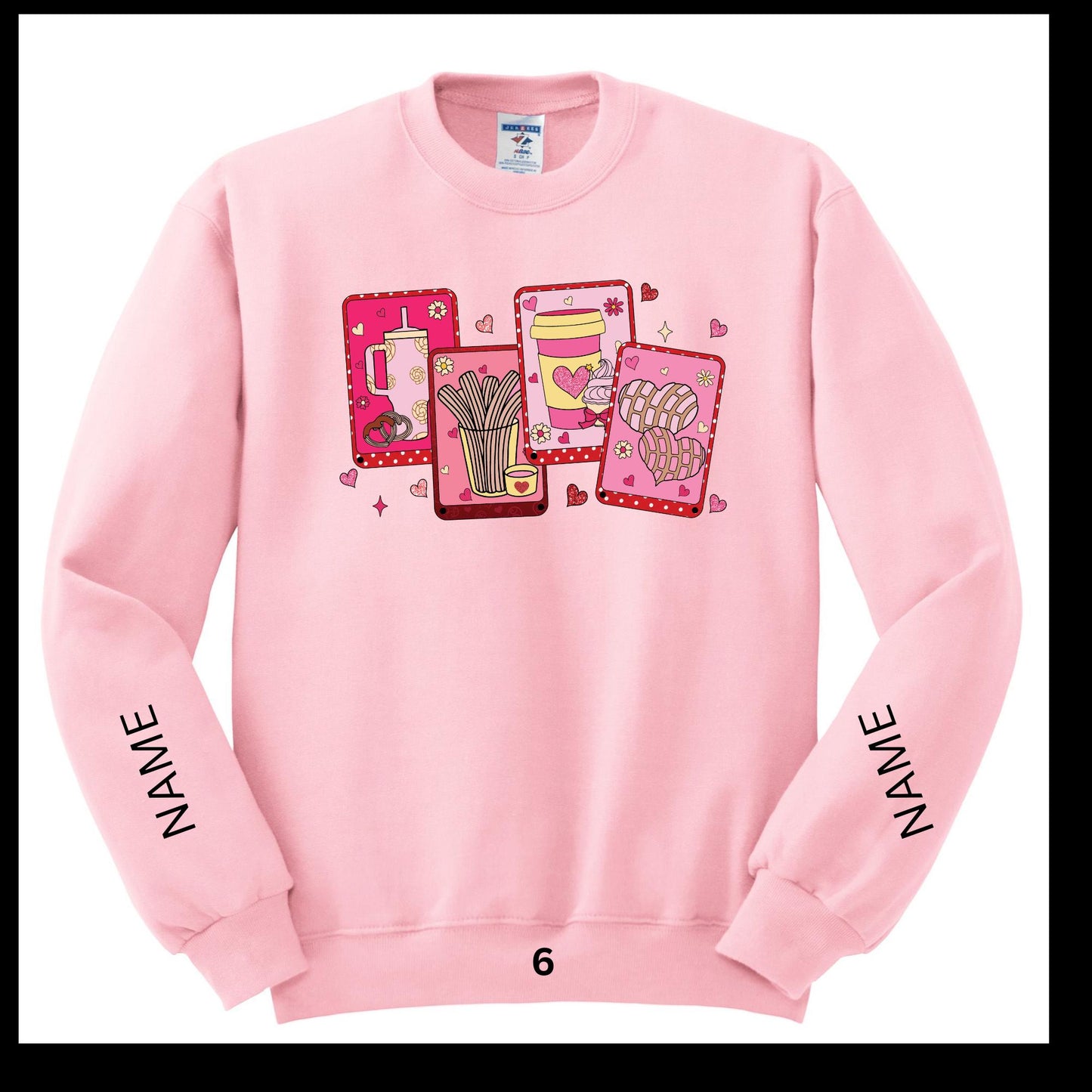 Valentines Conchas/Tacos Crewneck