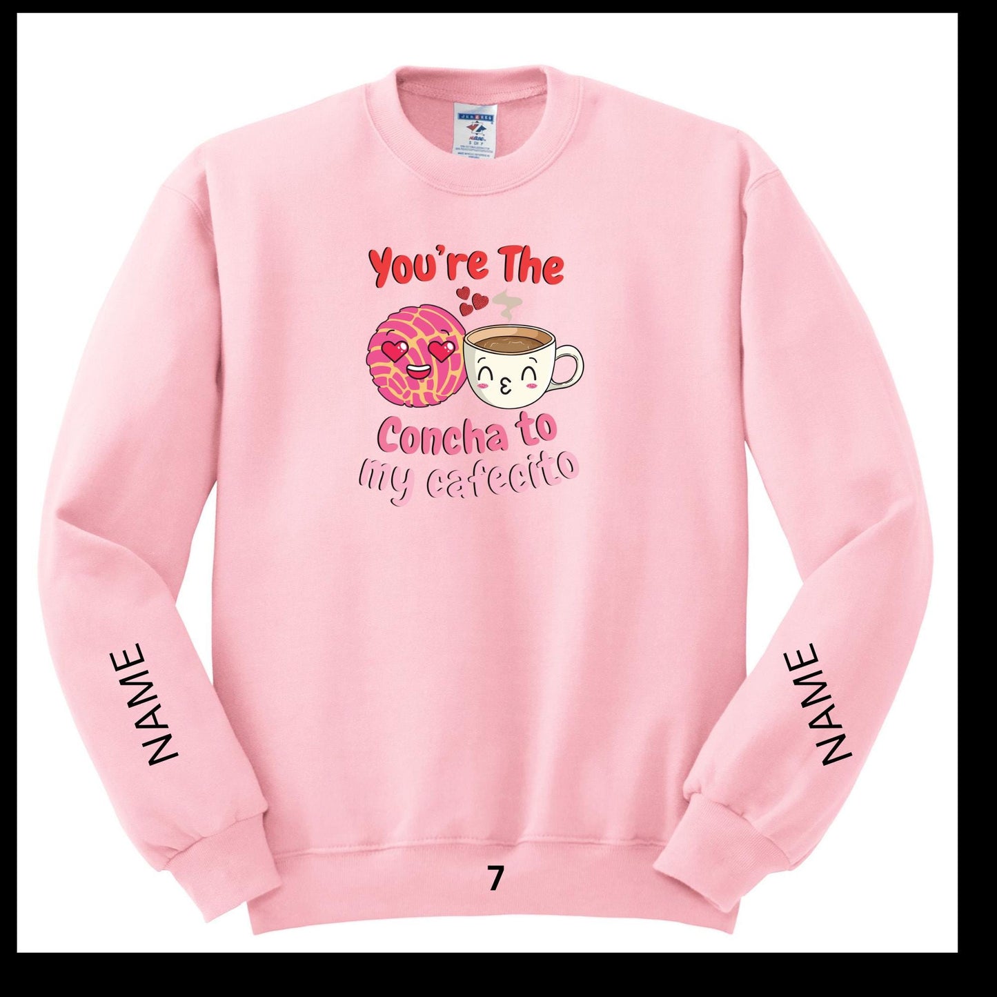 Valentines Conchas/Tacos Crewneck