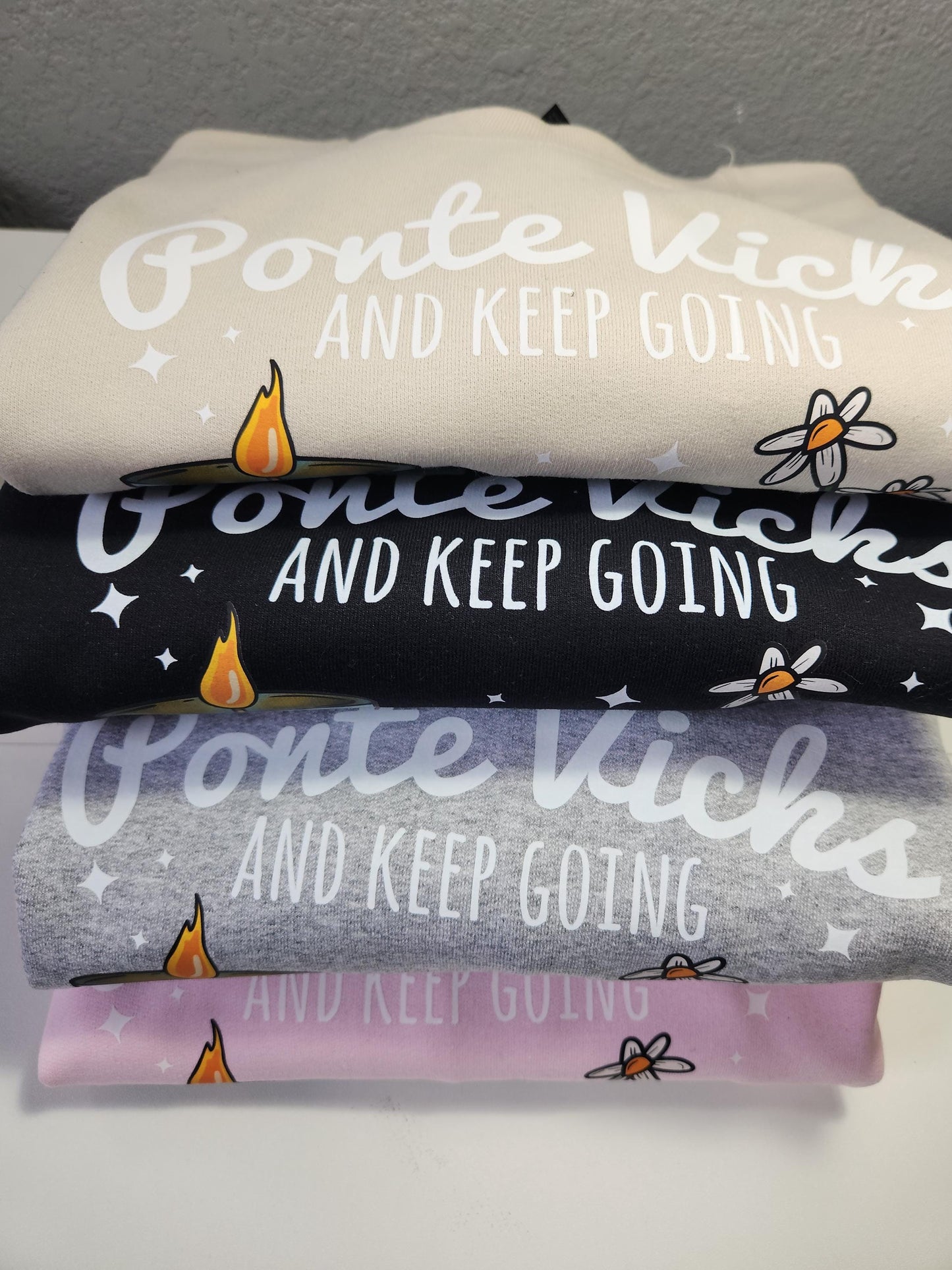 Ponte Vicks and Keep Going Crewneck
